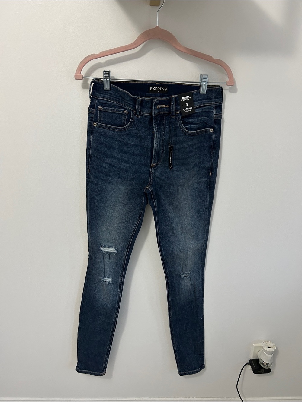 Express Denim Perfect Legging High Rise Jeans